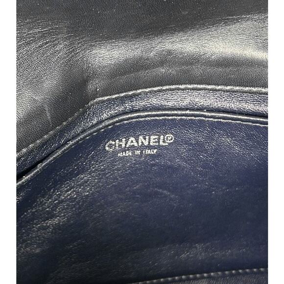 CHANEL Denim Chocolate Bar Chain Shoulder Bag A-A34378 - Picture 5 of 11